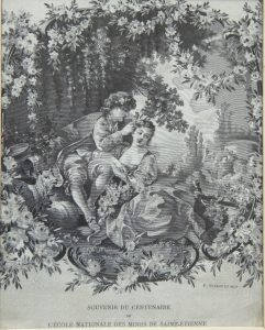 Tableau signé P. Staron et fils, tissé pour le centenaire de l’École des Mines – Collection Gérard Thomas