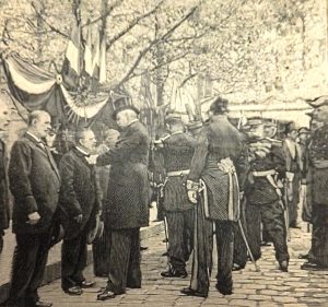 Remise de médailles par le président Félix Faure © Archives municipales de Saint-Étienne